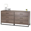Mixed Material 3 Drawer Dresser