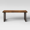 Load image into Gallery viewer, Thorald Wood Top Coffee Table With Metal Legs 2020
