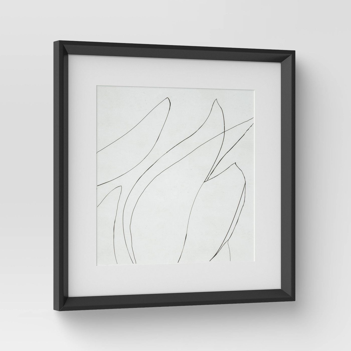 (Set of 2) 24" x 24" Sketch Art Print Black/White K6966