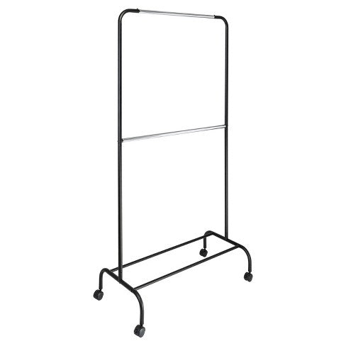 2 Tier Garment Rack Black/Silver - Room Essentials™ K6890