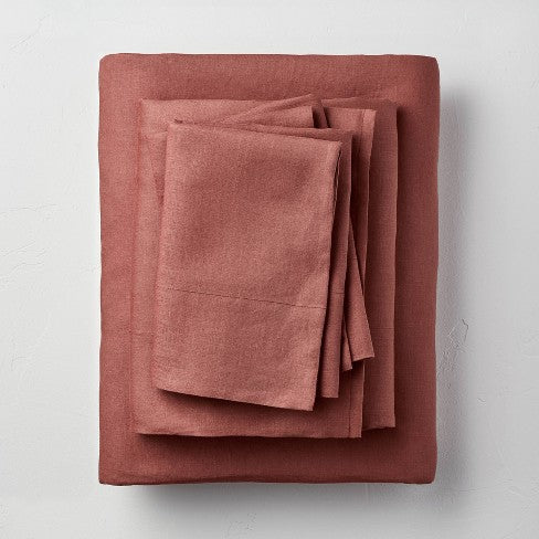 100% Washed Linen Solid Sheet Set - Casaluna™ K6874