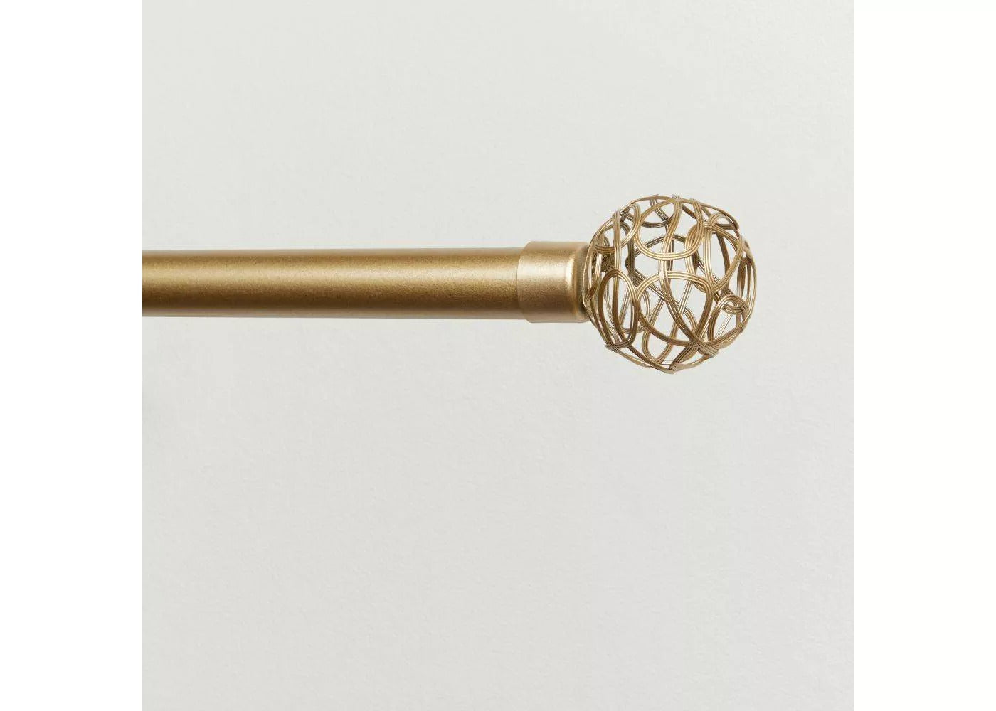 66"-120" Adjustable Catherine Curtain Rod and Finial Set - Exclusive Home