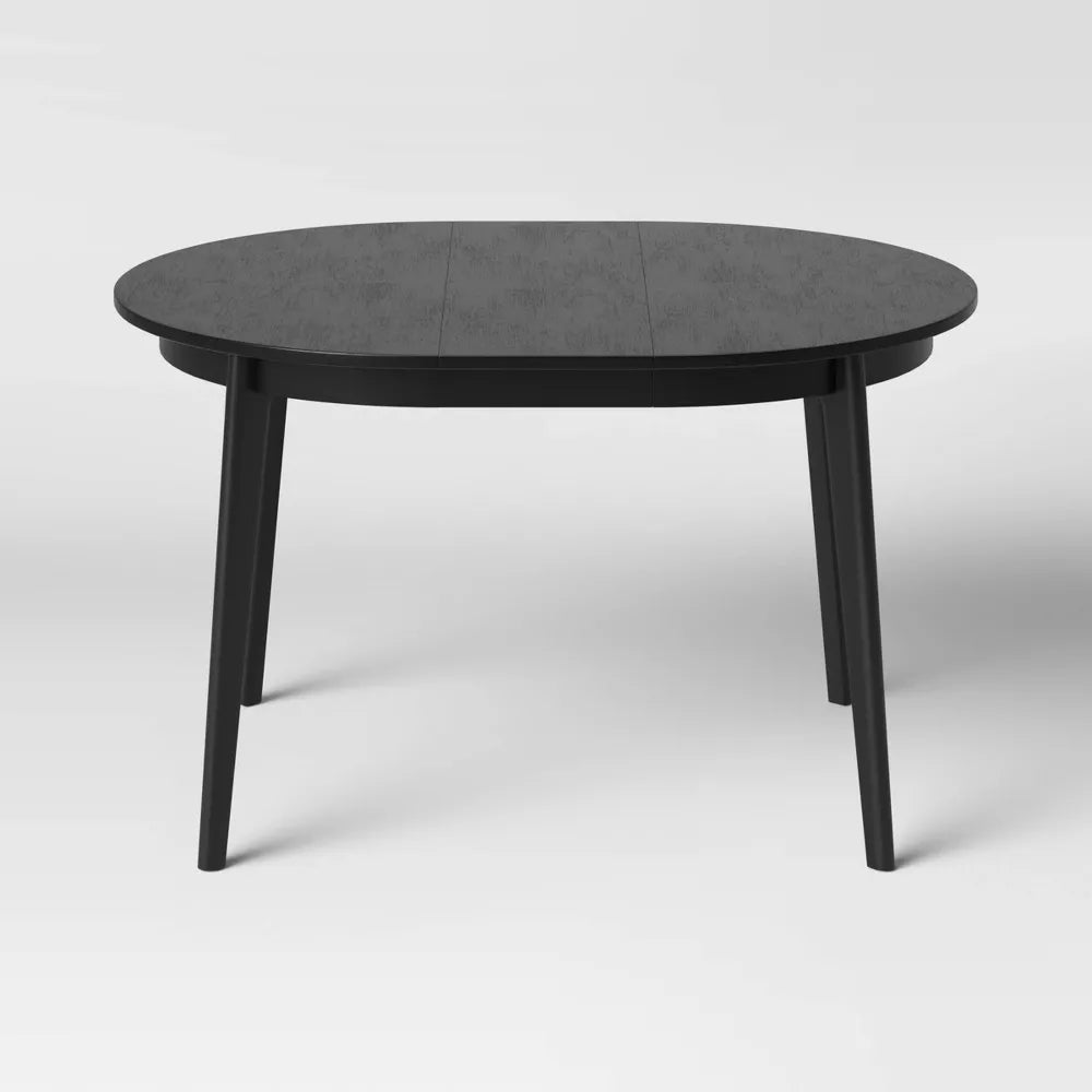 Astrid Mid-Century Round Extendable Dining Table