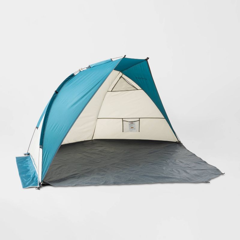8 ft. 10 in. L x 3 ft. 7 in. W x 46 in. Beach Shelter Tent