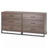 Mixed Material 3 Drawer Dresser