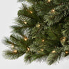 7.5' Pre-Lit Full Virginia Pine Artificial Christmas Tree Clear Lights with AutoConnect