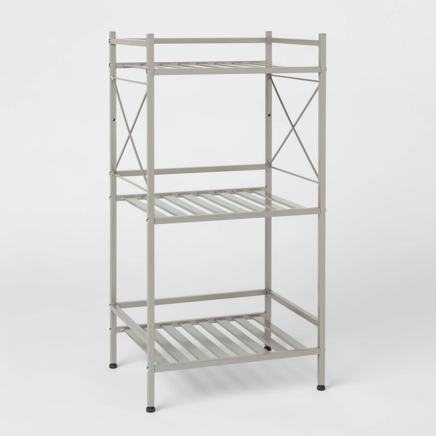 3 -Tier Square Tube Decorative Storage Cabinet K6889