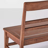 Wood Ladder Back Bench