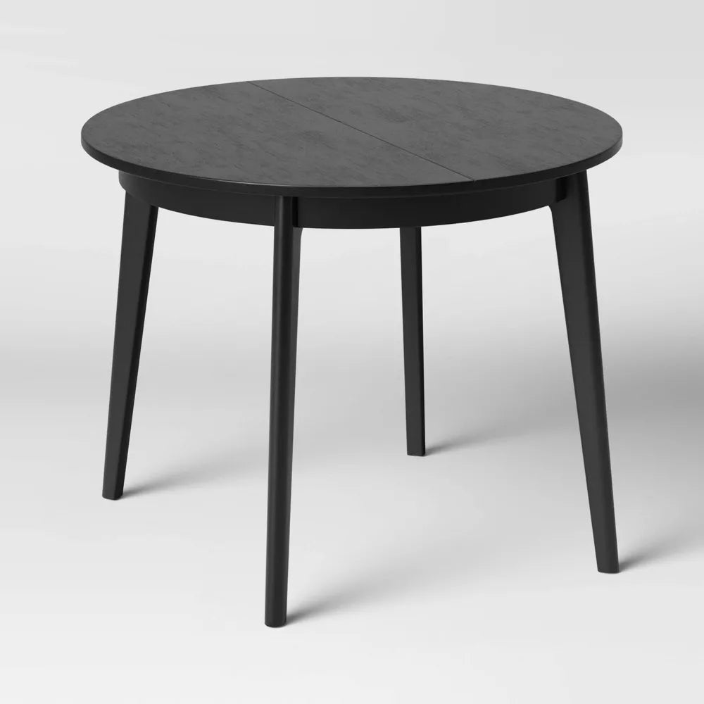 Astrid Mid-Century Round Extendable Dining Table