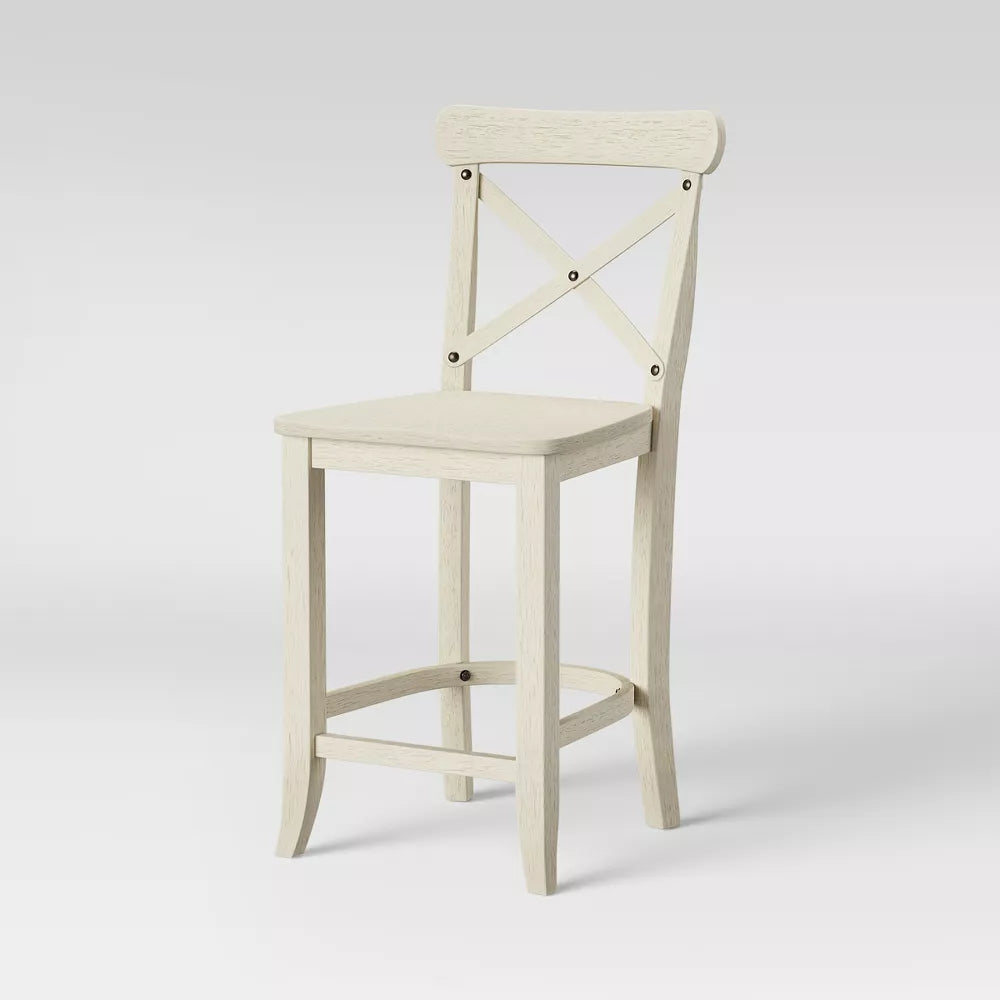 24" Litchfield X-Back Counter Height Barstool
