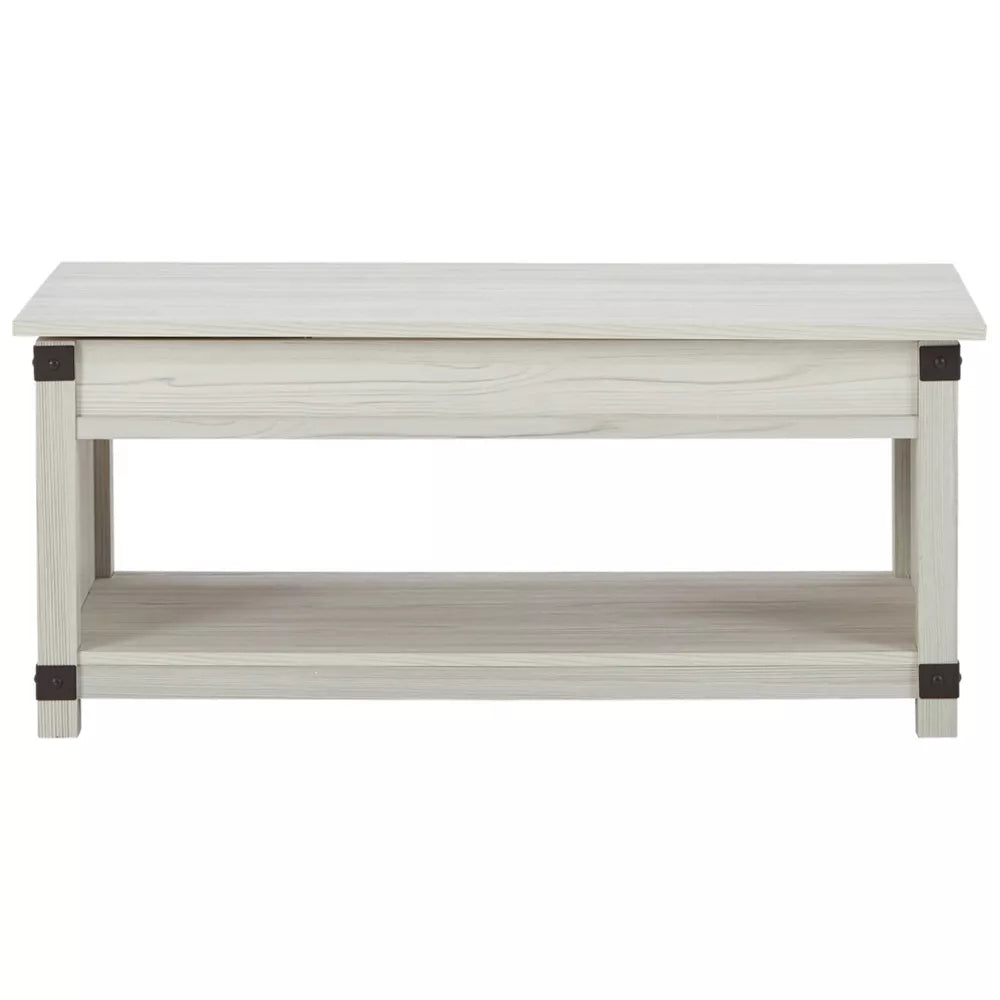 Bayflynn Rectangle Lift Top Cocktail Table White