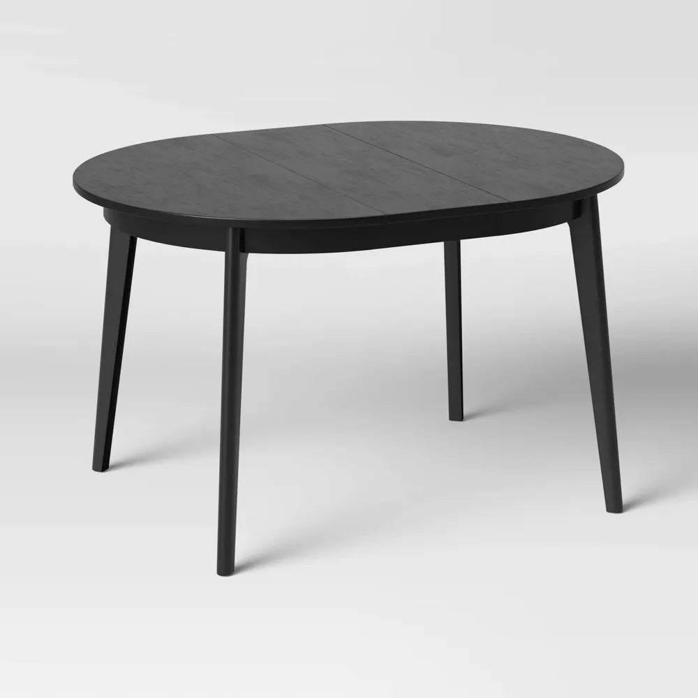 Astrid Mid-Century Round Extendable Dining Table