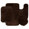4pc Traditional Nylon Washable Bathroom Rug Set - Garland Rug