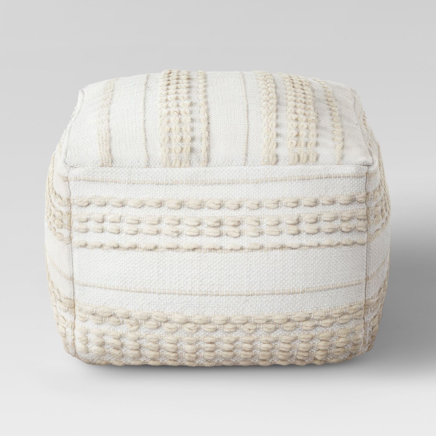 Lory Textured Pouf -#8489T