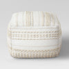 Lory Textured Pouf -#8489T