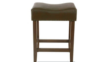 Load image into Gallery viewer, 24&quot; Rumford Saddle Counter Stool Set of 2, 1065 (2 boxes)
