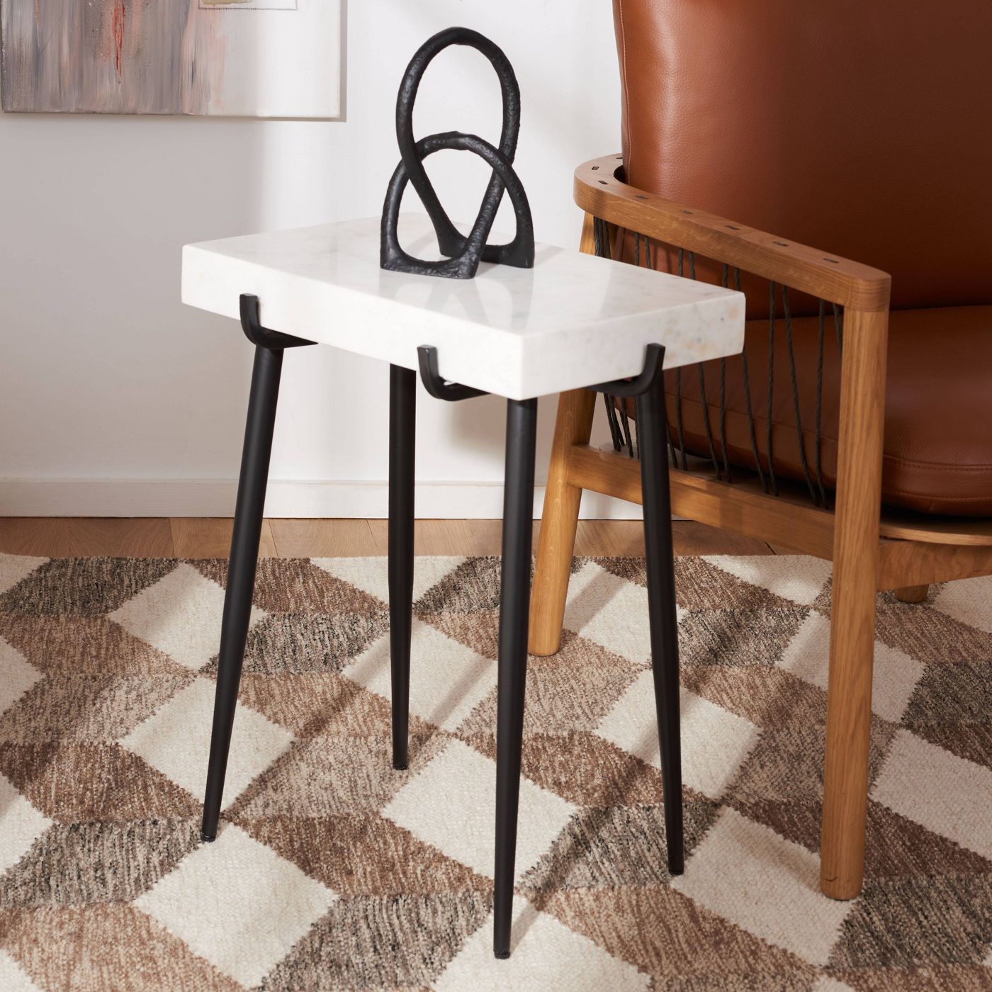 Yuki Stone Top Accent Table - #8912T