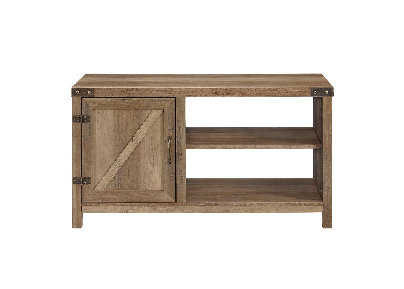 44" Rustic Farmhouse Barn Door Console #CR2083
