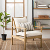 Hearth & Hand Slatted Wood Accent Chair with Cushions