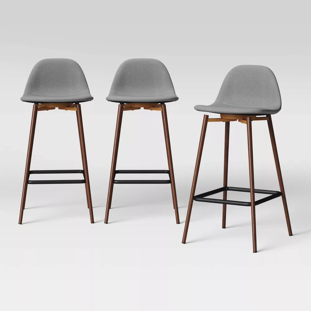 3pk Copley Upholstered Counter Height Barstool