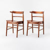2pk Kaysville Curved Back Wood Dining Chair