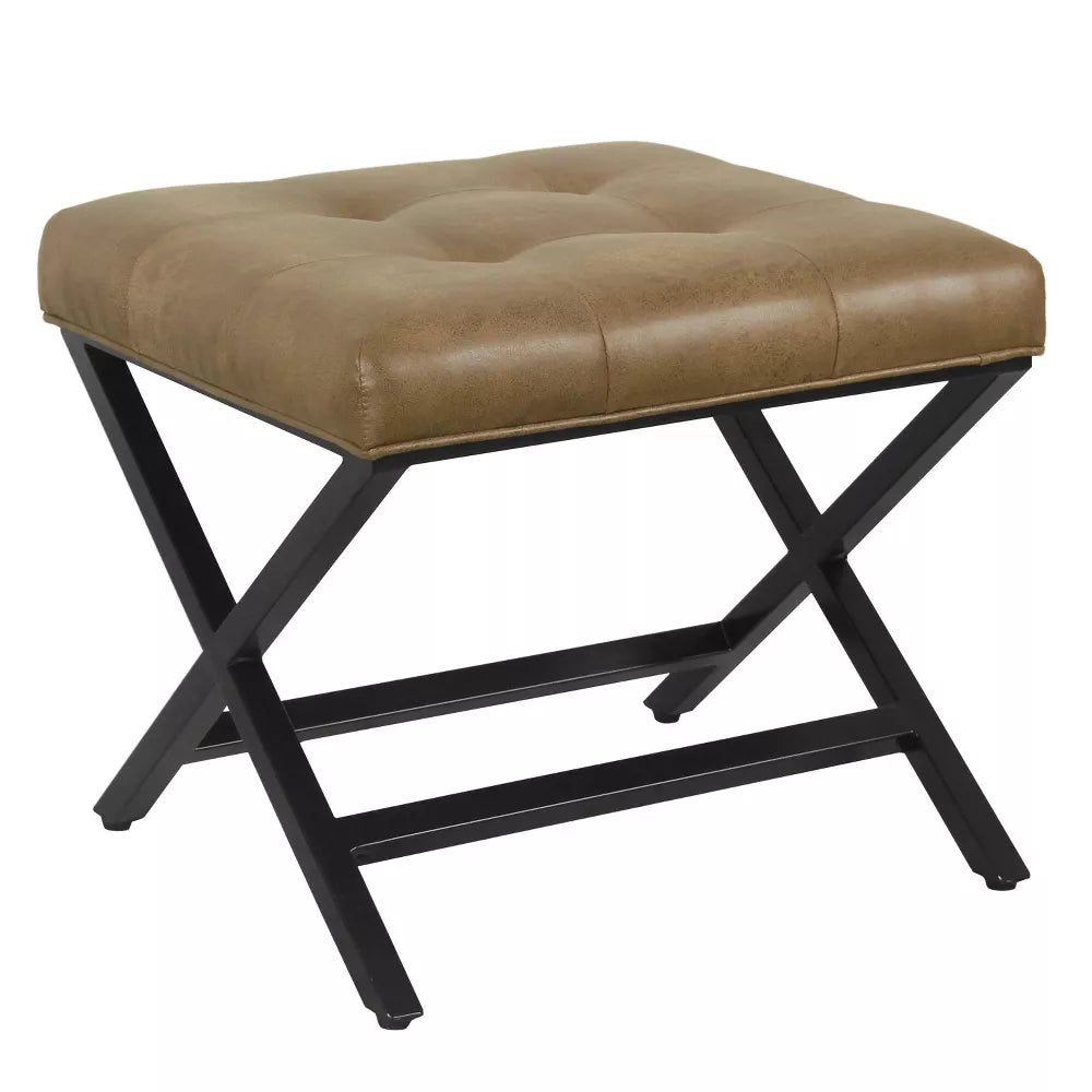 X-Design Bench Faux Leather Brown