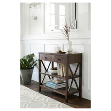 Load image into Gallery viewer, Owings Console Table 2 Shelf with Drawers 1027
