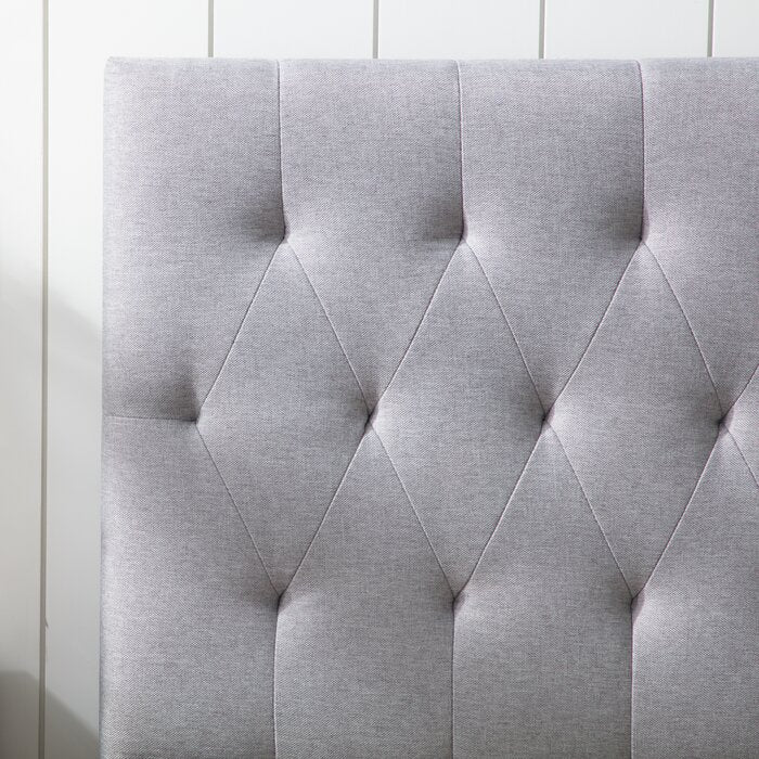 Gabouray upholstered low profile store storage platform bed