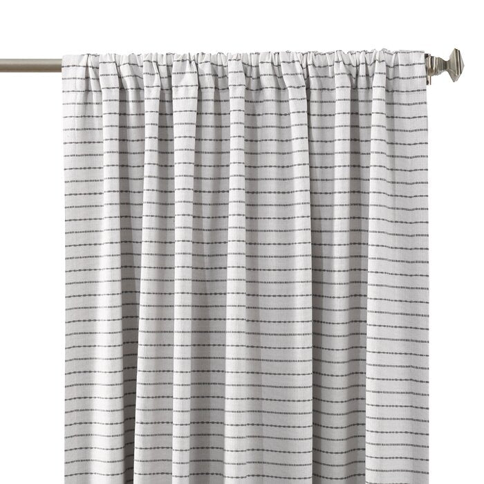 52"W x 84"L Gadd Cotton Blend Blackout Curtain Panel, (Set of 6)