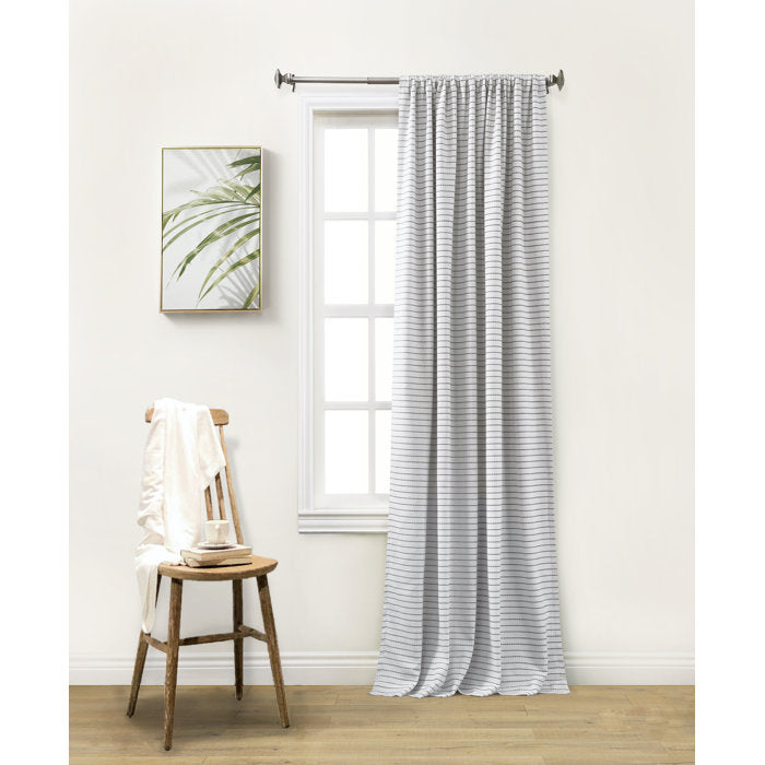 52"W x 84"L Gadd Cotton Blend Blackout Curtain Panel, (Set of 6)