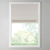 Ivory Galen Room Darkening Roman Shade