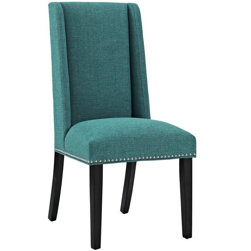 Galewood wood leg upholstered dining deals chair