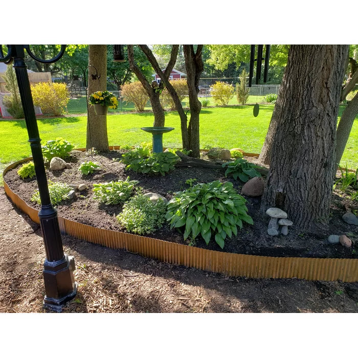 12" H x 120" W Galvalume Garden Edging