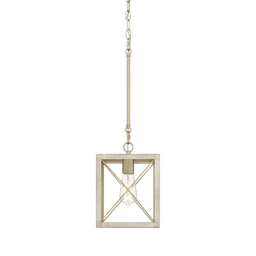 French Ash Garnel 1 - Light Lantern Square/Retangle Pendant