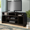 Garreston Solid Wood TV Stand for TVs up to 75”, Black