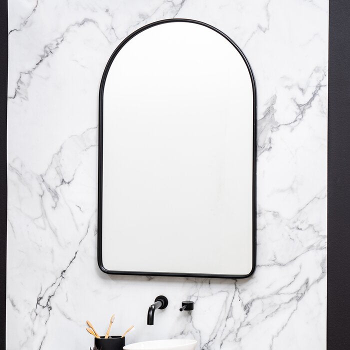 Black Gatling Accent Mirror