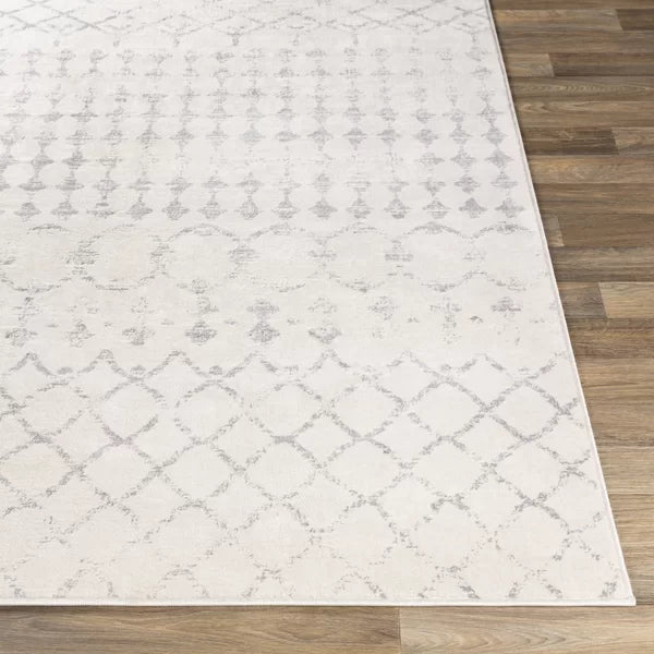 Gaven Southwestern Area Rug in Ivory rectangle 7'10"x10'