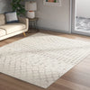 Gaven Southwestern Area Rug in Ivory rectangle 7'10