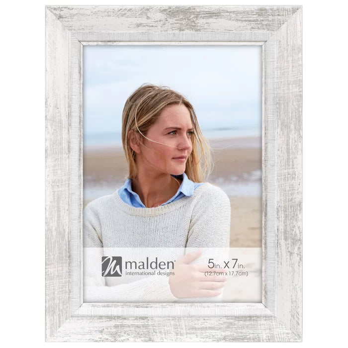 5" x 7" White Geil Picture Frame