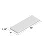 Blue and White Geometric Indoor/Outdoor Bench Cushion K8732