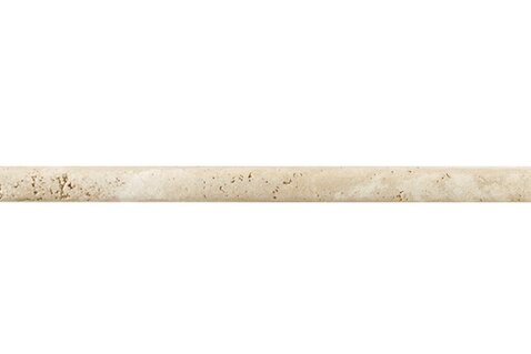 Georgia 12" x .75" Travertine Pencil Rail Tile - 15 Unites - #8713T *AS IS