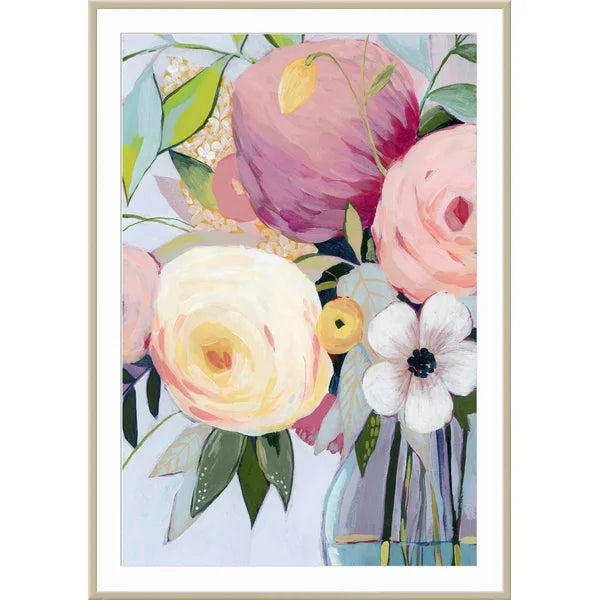 40.09" H x 28.09" W x 1.1" D Georgia Bouquet I by Grace Popp - Picture Frame Painting