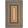 Georgina Geometric Handmade Flatweave Area Rug in Brown rectangle 2'6