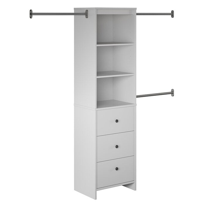 Geren 73.1" W - 89.1" W Closet System Reach-In Sets