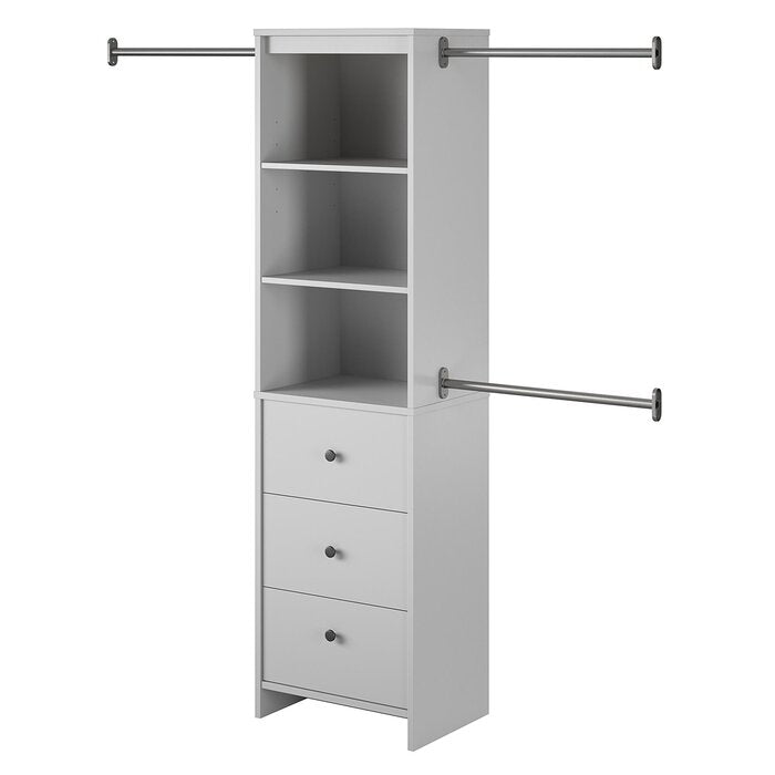 Geren 73.1" W - 89.1" W Closet System Reach-In Sets