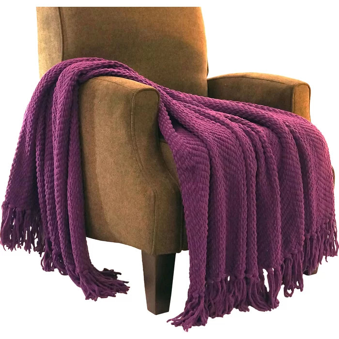 50" W x 60" L Imperial Purple Gerth Blanket