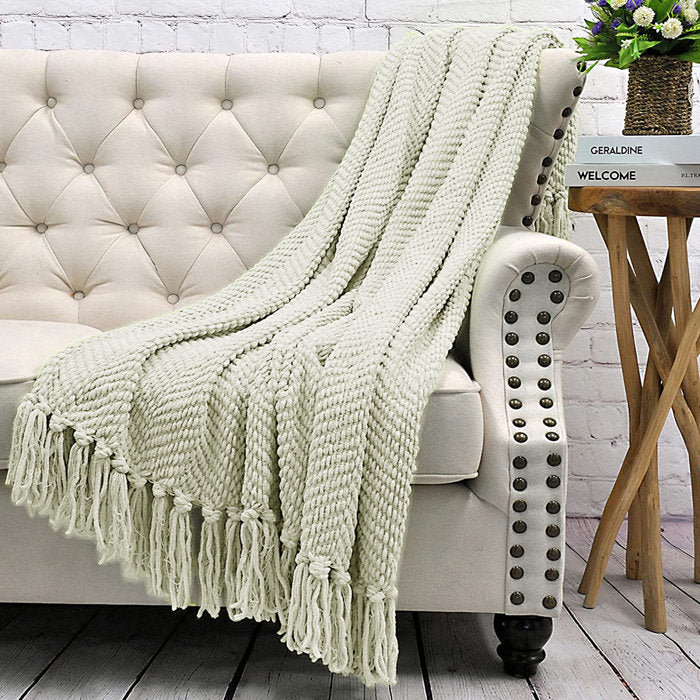 60" W x 80" L Oatmeal Gerth Blanket