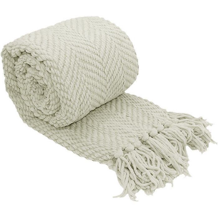 60" W x 80" L Oatmeal Gerth Blanket