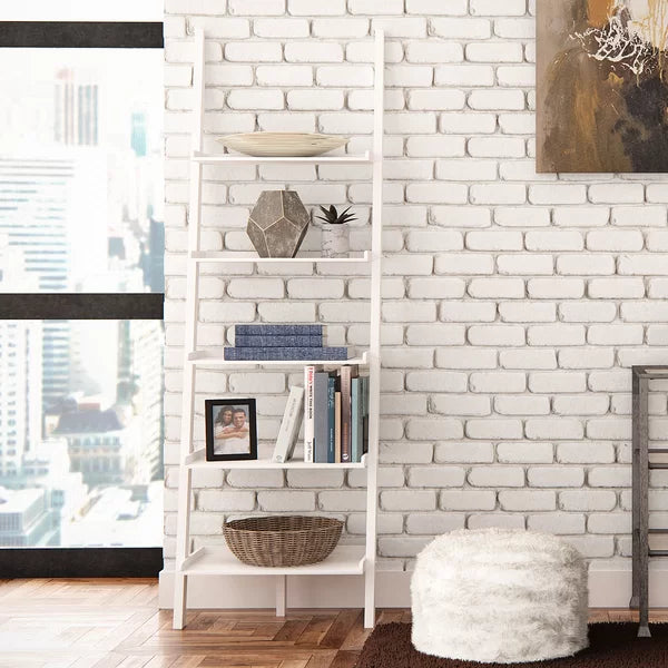 Gilliard 72.75'' H x 25'' W Ladder Bookcase