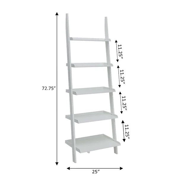 Gilliard 72.75'' H x 25'' W Ladder Bookcase